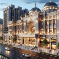 an artist's rendering of the grand central station