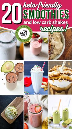 20 healthy smoothies and low carb shakes recipes