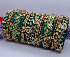 Handmade Silk thread kundan Bangles Colours can be customized Budget Friendly Bulk quantities available Return Gifts All sizes available Perfect for all occasions Surprise Gift with each order Worldwide Shipping  For Customized Products Reach us @ 9840178340 Keep Shopping 🛒 Keep Supporting Small Silk Thread Bangles Design Bridal, Silk Thread Bangles Design Kundan, Thread Bangles Silk Handmade, Tread Bangles, Silk Thread Bangles Design, Silk Bangles, Flower Pattern Drawing, Thread Bangles Design, Bangles Diy