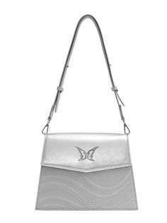 ❤︎Silver Butterfly Bic Shoulder Bag❤︎ Luxury Silver Crossbody Shoulder Bag, Luxury Silver Shoulder Bag With Palladium Hardware, Chic Silver Rectangular Shoulder Bag, Silver Top Handle Shoulder Bag With Detachable Strap, Modern Silver Shoulder Bag For Formal Events, Silver Shoulder Bag With Detachable Strap For Formal Occasions, Chic Silver Satchel Shoulder Bag, Chic Silver Shoulder Bag With Detachable Strap, Formal Silver Shoulder Bag With Detachable Strap