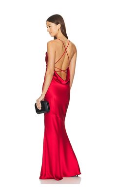 Find NADINE MERABI Cowl Neck Maxi Dress on Editorialist. Nadine Merabi Cowl Neck Maxi Dress in Red. - size 10/L (also in 4/S, 6/SM) Nadine Merabi Cowl Neck Maxi Dress in Red. - size 10/L (also in 4/S, 6/SM) 100% polyester. Made in Turkey. Dry clean only. Partially lined. Back lace-up closure. Satin fabric with strappy back styling. NADR-WD9. NM599. Cowl Neck Maxi Dress, Nadine Merabi, Pink Maxi Dress, Maxi Dress Blue, Sleeveless Maxi Dress, Gold Dress, Event Dresses, Black Maxi Dress, 8 M