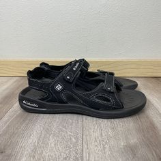 y2k Columbia outdoor sandal. Very gorpcore. Featured velcro closures. Excellent vintage condition but could use a good cleaning Label: Columbia All man made material Size: US women's 8 MEASUREMENTS IN INCHES : Insole: (approx) 10.5 Width: 3 Each vintage piece has been preloved. Minor fading + wear is expected & often adds to the character. Sales are final. Refer to measurements before ordering. All items are cleaned & from a smoke & pet free building. We hope you appreciate this find as much as we do. Outdoor Sandals, Women's Shoes Sandals, Columbia, Womens Sandals, Shoes Sandals, Women Shoes, Sandals, How To Wear, Black