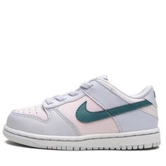 Nike Dunk Mineral Teal - 3c New In Original Box Smoke Free Home Playful Pink Sneakers With Soft Sole, Cute Pink Sneakers For Playtime, Pink Sneakers With Soft Sole For Playtime, Casual Pink Sneakers For Playtime, Pink Sneakers With Soft Round Toe, Pink Sneakers With Soft Sole And Round Toe, Casual Pink Sneakers With Soft Sole, Girly Shoes, Kids Nike