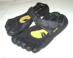 by Vibram  Fivefingers   ---  SHOES / SLIP ONS    size ( EU W37 / US 6 - 6.5 )  WOMENS   color is BLACK / YELLOW   These beautiful shoes are in great condition!!! Please view all pictures, since they are of an actual item and part of description. All guaranteed to be 100% authentic! All items are 100% guaranteed as described. All of my items come from a pet, and smoke-free home. Please feel free to email with any questions. Positive Feedback will be given immediately upon receiving the same. Che Vibram Fivefingers, Five Fingers, Black Water, Womens Athletic Shoes, Water Shoes, Beautiful Shoes, Slip Ons, Black N Yellow, On Shoes