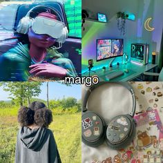 collage of images with various things in the background and text that reads maggo