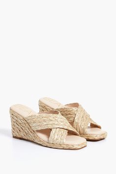 Natural Bondi Wedge Heels | Matisse | Tuckernuck Types Of Footwear, Beachy Boho, Strap Wedge, Picnic In The Park, Sun Kissed, Fall Trends, Jewelry Bags, Wedge Heels, Warm Weather