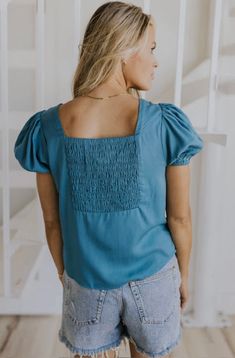 The color ? unmathced. The details ? Giving me chills. The puff sleeves ? Iconic. Ideal for warm sunny days, family pictures, brunch, going out with friends and grocery shopping, yes grocery shopping ! A top that does it all, we are here for it !! Fits true to size length is 21" for small Crown Hat, Puff Sleeve Top, Cut Off Shorts, Grocery Shopping, Family Pictures, Online Purchase, Summer Days, Puff Sleeves, Sunny Days