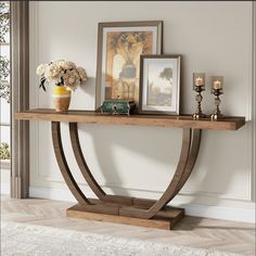 Tribesigns Console Table, 63 Inch 2-Tier Farmhouse Entryway Sofa Table Tribesigns Rustic Entry Table, Farmhouse Sofa Table, Farmhouse Entry Table, Entryway Sofa, Table Behind Couch, Long Sofa Table, Long Console Table, Farmhouse Console Table, Behind Couch