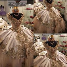 Corset Ball Gowns, Quinceanera Dresses Gold, Beaded Corset, Quinceanera Themes Dresses, Sweet 16 Dress, Quinceñera Dresses, Quinceanera Dresses Pink, Pretty Quinceanera Dresses, Quince Dress