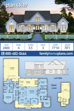 the floor plan for this house is very large and has two levels to each level