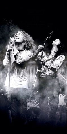 Robert Plant and Jimmy Page -Led Zeppelin Robert Plant And Jimmy Page