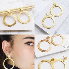 #jewelry #earrings #dangledropearrings #everydayearrings #golddangleearrings #modernistearrings #cocktailearrings #geometricearrings #texturedearrings #modernistjewelry #lightweightearrings #gypsyearrings #goldearrings #widehoopearrings #modernearrings #artdecoearrings Everyday Metal Clip-on Earrings, Everyday Round Metal Clip-on Earrings, Spiked Jewelry, Modernist Earrings, Spike Hoop Earrings, Hoop Drop Earrings, Minimalist Earrings Gold, Cocktail Earrings, Gold Earrings For Women