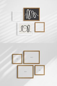 Gallery Wall Mockup | Set of 4 Frames | Frame Mockup | PSD 8 Frames On Wall Layout, Gallery Wall With 7 Frames, Gallery Wall Vertical, Gallery Wall Template With Sizes Layout, Photo Wall Template, Photo Gallery Wall Layout, Frame Wall Layout, Picture Frame Layout, Gallery Wall Template