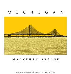 the macken bridge in michigan, usa