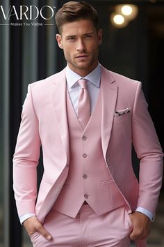 >>ORIGINAL ARTWORK AND CONTENT, PLEASE DO NOT COPY<< Men Suits, Suits For Man, Stylish Men's Light Pink Three Piece Suit - Classic Wedding Attire, Formal Attire, Formal piece Wedding Suit, Double Breasted, Formal Fashion Slim Fit Suit. Elevate your wedding day style with our exquisite Men's Light Pink Three Piece Suit. Crafted with precision and attention to detail, this suit is the epitome of sophistication and charm. Whether you're the groom, groomsman, or a guest, this suit will make a lasting impression. 👔 Key Features: ✨ High-Quality Material: Our suit is made from premium fabric that feels comfortable and luxurious against your skin. ✨ Modern Elegance: The light pink hue exudes a modern elegance that's perfect for weddings, proms, and other special occasions. ✨ Three-Piece Ensemble: Fitted Pink Tuxedo For Groom, Pink Fitted Tuxedo For Groom, Pink Three-piece Suit With Notch Lapel For Wedding, Bespoke Tailored Wedding Suits, Pink Tailored Three-piece Suit For Wedding, Fitted Pink Wedding Suits, Tailored Pink Suits For Groom, Tailored Pink Suit For Groom, Pink Tuxedo Suit For Groom