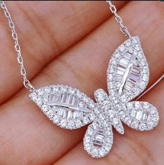 ✨ Elevate your style with a touch of elegance! 🌟 Our stunning Baguette Set Butterfly Pendant adorned with sparkling Zirconite is the perfect accessory to let your personality shine. 🦋✨ Grab yours for just $19.99 and flutter into the spotlight! 💖 #JewelryGoals #ButterflyPendant #Zirconite #FashionStatement #Accessorize #StyleInspiration #BaguetteBeauty #TrendyJewelry #ShineBright #GiftYourself
 Shop Now https://diamondveneer.com/products/baguette-set-butterfly-pendant-zirconite Delicate Pendant, Diamond Butterfly, Cubic Zirconia Necklace, Party Necklace, Magical Jewelry, Butterfly Pendant Necklace, Writing Gifts, Engagement Party Wedding, Butterfly Shape