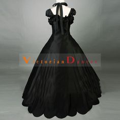 Condition: Brand New    Color: Black    Material: Cotton And Satins    Silhouette: Ball Gown    Sleeve Length: Long Sleeves    Dresses Length:Floor-Length    Neckline: Square Collar    Decoration: Lace And Ruffle    Style: Vintage    Includes: Dress Gothic Victorian Fitted Floor-length Dress, Fitted Floor-length Gothic Victorian Dress, Fitted Black Gothic Costume, Gothic Victorian Floor-length Fitted Dress, Black Fitted Gothic Costume, Victorian Style Black Dress For Halloween, Victorian Black Dress For Halloween, Gothic Ball Gown Dresses For Halloween, Gothic Victorian Ball Gown For Halloween