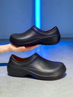 Slip-Resistant Chef Shoes, Lightweight Non-Slip Sole Shoes For Hotel Kitchen, Healthcare, And Work, Wear-Resistant Clogs Black    EVA     Men Shoes, size features are:Bust: ,Length: ,Sleeve Length: Chef Shoes, Hotel Kitchen, Sole Shoes, Safety Shoes, Men Shoes Size, Maternity Bag, Luggage Bags, Clogs, Clothing And Shoes