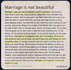 an image of marriage is not beautiful