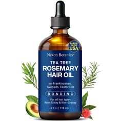 PRICES MAY VARY. 𝐑𝐞𝐬𝐭𝐨𝐫𝐚𝐭𝐢𝐯𝐞 𝐁𝐥𝐞𝐧𝐝: Our tea tree, rosemary oil for hair growth is designed to boost the shine, softness, and strength of dry, brittle hair. It improves the appearance of damaged hair. 𝐏𝐨𝐰𝐞𝐫𝐞𝐝 𝐛𝐲 𝐍𝐚𝐭𝐮𝐫𝐞: Our hair bonding oil is enriched with a blend of pure and natural castor, rosemary, avocado, jojoba, and tea tree oils. 𝐍𝐨𝐮𝐫𝐢𝐬𝐡𝐢𝐧𝐠 𝐁𝐞𝐧𝐞𝐟𝐢𝐭𝐬: Non-greasy oil for hair penetrates deeply to lock in moisture, enhance elasticity, smooth f Rosemary Hair Oil, Rosemary Oil For Hair Growth, Bonding Oil, Rosemary Tea, Castor Oil For Hair Growth, Rosemary Oil For Hair, Oil For Hair Growth, Castor Oil For Hair, Oil For Hair