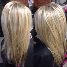 Natural Blonde Highlights, Haircut And Color, Long Blonde, Hair Envy, Love Hair, Hair Today, Great Hair, Hair Dos