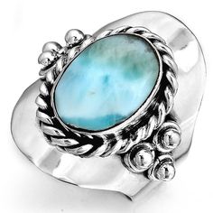 PRICES MAY VARY. HANDMADE LARIMAR RING - This unique Larimar ring is the ultimate boho ring for adding a little magic to your life :) with a beautiful ocean blue Larimar stone, a great everyday ring. SIZE AND FIT - Ring width: 1 inches. This is wide ring, we recommend choosing a half or a full size up than your regular size for the best fit. Got it wrong? No worries, we've got you covered with an easy 60 days return policy. DESIGNED FOR COMFORT - Smooth and comfortable with no sharp edges. Made Magic Jewelry, Large Stone Rings, Larimar Ring, Moonstone Engagement, Large Stone, Moonstone Engagement Ring, Ruby Engagement Ring, Boho Ring, 14k White Gold Ring