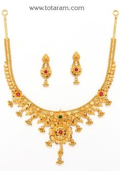 Indian Gold Necklace Designs, 22k Gold Necklace, Gold Initial Pendant, Gold Necklace Indian, Necklace Set Indian, Gold Jewelry Simple Necklace, Gold Jewelry Simple, Bridal Gold Jewellery Designs, Gold Necklace Set