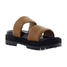 This Platform Sandal Features Puffy Double Straps With A Lightweight Lug Sole For All-Day Wear. Features - Upper: Leather - Heel Height: 2.0" Inches - Platform Height: 1.25 Inches - Dual-Density Midsole For Optimal Comfort Brand: Vionic Style: Modesto Color: Tan Nappa Leather Width: Medium Material: Leather Condition: New With Box Suggested Retail: $130.00 Spring Leather Platform Footbed Sandals, Trendy Leather Footbed Sandals With Textured Footbed, Modern Brown Footbed Sandals With Round Toe, Spring Brown Leather Footbed Sandals, Brown Synthetic Double Strap Footbed Sandals, Medium Width Flat Leather Sandals, Chic Synthetic Sandals With Leather Footbed, Leather Sandals With Textured Footbed Medium Width, Leather Platform Footbed Sandals With Flat Heel