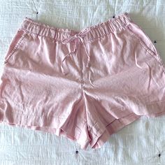 Gap Linen Shorts, Baby Pink, M, Washed Once, Never Worn! Like New! Gap Summer Loungewear Pants, Summer Loungewear Pants From Gap, Summer Loungewear Pants By Gap, Casual Gap Bottoms With Built-in Shorts, Summer Cotton Short Pants, Summer Short Cotton Pants, Cute Cotton Bottoms With Pockets, Gap Pink Shorts, Cute Pink Bottoms With Pockets