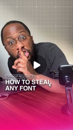 Yaw Afful | Brand Designer on Instagram: "How to steal any font 🥷🤫 Shhh don't tell anyone 😁

#graphicdesign #graphicdesigner #adobeillustrator #illustratortutorial #illustratortips #designtips"