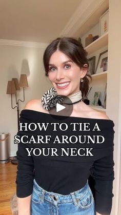 58K views · 1.5K reactions | How to tie a scarf around your neck. Will you be trying this method? | Rebecca Kahane Pankow Tie A Scarf