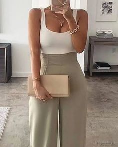 Lasaky - Sleeveless U-Neck Color Block Jumpsuit Plain Spaghetti, Patchwork Jumpsuit, Long Pants Outfit, Wide Leg Pants Outfits, Leg Pants Outfit, Suspenders Set, Jumpsuit Chic, Pants Outfits, Suspender Dress