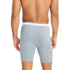 The Jockey Pouch Midway men's underwear features a horizontal-fly design for a secure fit and supreme comfort. An elastic waistband and stretch-cotton fabric offer personalized comfort, while a full-coverage cut extends to mid thigh. Gray Multi-pack Boxer Briefs For Sports, Gray Sports Bottoms Multi-pack, Gray Casual Boxer Briefs With Moisture-wicking, Casual Gray Boxer Briefs With Moisture-wicking, Gray Multi-pack Sports Bottoms, Gray Sports Bottoms Multipack, Casual Gray Moisture-wicking Boxer Briefs, Gray Fitted Boxer Briefs Multi-pack, Fitted Gray Boxer Briefs Multi-pack