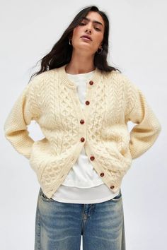 Urban Renewal Vintage Fisherman Cardigan | Urban Outfitters