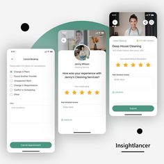 Home Cleaning App | House Cleaning App | Figma UI UX Design  UI Design | Insightlancer | UIUX Design App Development Process, App Ideas