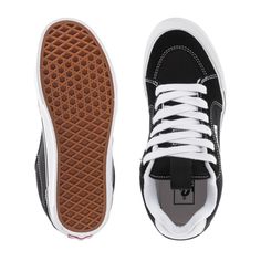 When you look at the top skaters, the Vans Chukka Push Men's Sneakers resemble their gear greatly. These feature a rubber outsole with patterned tread, perfect for going from ground to skateboard in no time. Plus, with adequate cushioning in the footbed, your kid can practice their ollies in comfort. Patterned tread. Lace-up. Padded tongue and collar. Cushioned footbed. Urban Lace-up Sneakers For Skating, Lace-up Skating Sneakers With Rubber Sole, Urban High-top Sneakers With Contrast Sole For Skateboarding, Vans Skate Shoes For Skateboarding, Urban Mid-top Skate Shoes With White Sole, Vans Non-slip Sneakers For Skateboarding, Urban Skate Shoes With Rubber Sole, Urban High-top Sneakers With Vulcanized Sole For Skateboarding, White Vulcanized Sole Skate Shoes