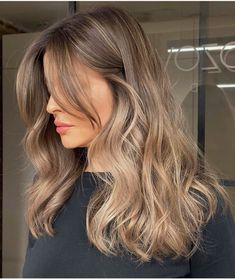 Lighter Brown Hair Color, Balayage Blond, Dark Brunette Hair, Brown Hair Inspo, Brown Hair Balayage, Honey Hair, Blonde Hair Inspiration, Blonde Hair Looks, Hair Balayage