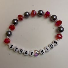 Beaded stray kids bracelet Stray Kids Bracelet, String Friendship Bracelets, Kids Bracelet, Kids Bracelets, Bracelet Making, Friendship Bracelets, Stray Kids, Selling On Etsy, Sell On Etsy