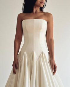 Powerful Women Fashion, Draping Fashion, Cute Wedding Dress, Event Outfit, Grad Dresses, Stylish Dress Designs, White Dresses, Beautiful Gowns, Sewing Dresses