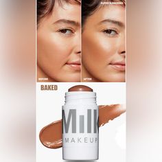 Milk Makeup Matte Bronzer .19 Oz / 5.7g Shade: Baked Is A Medium Bronze W/Matte Finish * Long-Wearing Creamy Formula That Blends Beautifully & Seamlessly. Hydrating, Easy To Apply, Can Blend W/Fingertips Multipurpose Face & Body See Pictures For Details * Contour Products, Bronzer Stick, Matte Bronzer, Makeup Bronzer, Milk Makeup, Makeup Makeup, Bronzer, Face And Body, Womens Makeup