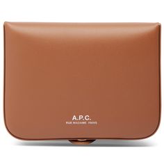 A. P. C. Leather coin purse, snap closure, logo detail, internal card holder and coin purse.Composition: 100% Cowhide Modern Bifold Bag With Coin Pocket, Bifold Modern Bag With Coin Pocket, Classic Bifold Coin Purse With Removable Pouch, Classic Pouch Shoulder Bag With Card Slots, Chic Travel Coin Purse With Coin Pocket, Modern Compact Coin Purse For Business, Modern Compact Business Coin Purse, Classic Compact Wallet With Removable Pouch, Compact Coin Purse With Interior Card Slots For Business