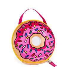 Fun Kid Lunch, Pink Donut, Unique Stocking Stuffers, Lunch Cooler, Pink Donuts, Easy Packing, Lunch Tote, Whimsical Fashion, Kids Lunchbox