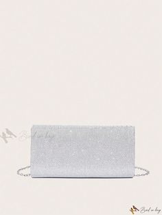 Bird in Bag - Exquisite Evening Clutch Bag with Chain Strap - Embellished with Glittering Wave Pattern and Rhinestones - Perfect for Sophisticated Parties Sparkle Decorations, Bow Clutch, Rhinestone Clutch, Bag With Chain, Formal Dresses For Women, Evening Clutch Bag, Chain Bag, Evening Clutch, Wave Pattern