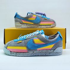 New In Box Nike Union La Cortez Smoke Grey 2022 Release Dr1413-002 Size 10 Mens Or 11.5 Womens Ships Sameday Thank You For Shopping With Us Nike Air Max 50, Blue Mini Ugh Boots, Nike Multi Color Shoes, Mini Uggs Boots Grey, Nike Air Max Plus Sisterhood, Nike Cort Shoes, Nike Collab Sneakers, Air Max 97 Shorts, Colorful Sneakers Nike