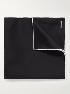 TOM FORD's pocket square will work with a variety of suits thanks to its solid colour. It's been made in Italy from lustrous silk-twill and detailed with the brand's emblem. Tom Ford Collection, Silk Pocket Square, Brown Silk, Silk Twill, Solid Colour, Mr Porter, Black Silk, Pocket Square, Stylish Men