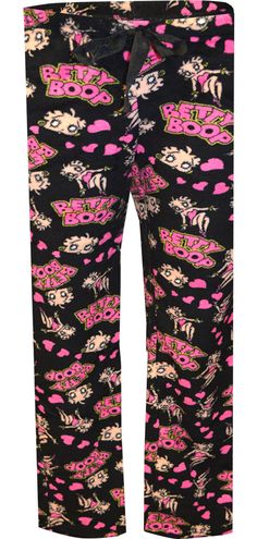 So soft and warm! These lounge pants for plus size women are so soft you will want to wear them all day! They feature Betty Boop on a black plush fabric. They have an elastic waistband with a pretty tape tie bow. Machine washable and easy to care for. Pants For Plus Size Women, Pants For Plus Size, Mcbling Style, Roblox Pants, 2000s Pants, Plus Size Lounge, Betty Boop Black, Quinceanera Accessories, Cute Pjs