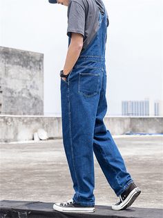 Description Product ID: MBT2051415 Material: Denim Pattern: Solid Sleeve: Sleeveless Closure Type: Pullover Season: Summer Style: Fashion, Casual, Vintage Occasion: Workplace, Daily, Holiday Package included 1 * Overalls Size Chart (Asian Size) Please allow 1-3 cm measured error. Size Length Waist Hip S 103cm | 40.6 in 80cm | 31.5 in 94cm | 37.0 in M 104cm | 40.9 in 84cm | 33.1 in 98cm | 38.6 in L 105cm | 41.3 in 88cm | 34.6 in 102cm | 40.2 in XL 106cm | 41.7 in 92cm | 36.2 in 106cm | 41.7 in XX