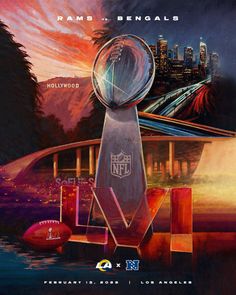 a poster for the nfl super bowl