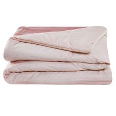 the pink sheets are folded on top of each other