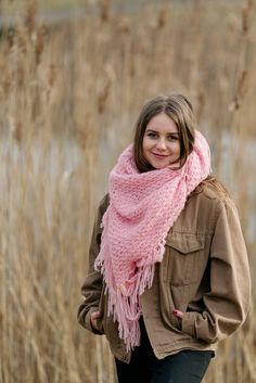 Knit Shawl Handmade Shawl Cotton Merino Wool Shawl Crochet Shawl Wrap, Boho Scarf, Triangle Fringed Shawl SPLOTEKA COSY Collection - Etsy Poland Fringe Shawl Scarves For Winter, Winter Fringe Shawl Scarves, Pink Pashmina Shawl For Winter, Winter Fringe Scarves Shawl, Winter Fringe Shawl Scarf, Pink Winter Pashmina Shawl, Pink Shawl Scarves For Fall, Pink Shawl Scarf For Fall, Winter Fringe Shawl Cape